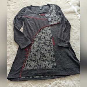 Papillon Sweater Dress Size M Knee Length Long Sleeve